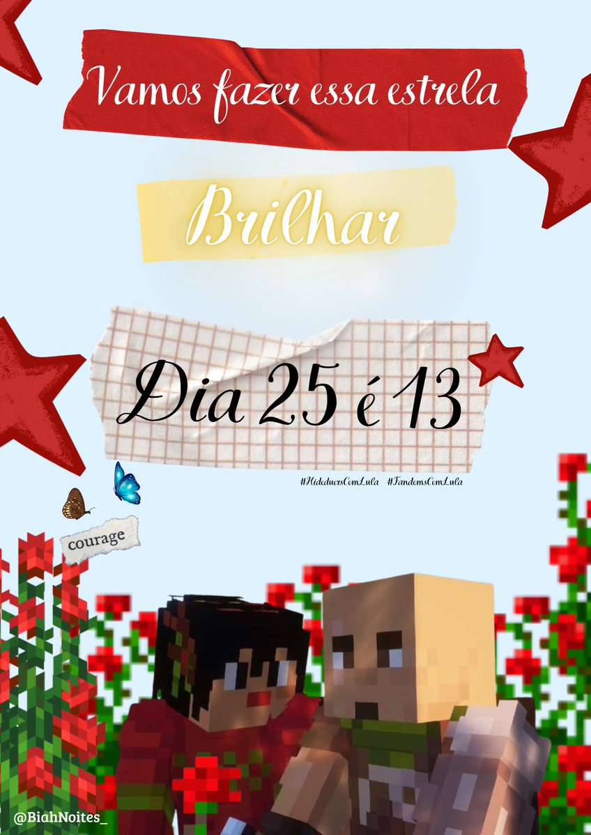 BiahNoites_'s tweet photo. Dia 25 é 13 ⭐❤️
#hideduerscomlula #FandomsComLula #Hideduo https://t.co/cg9EfDMoZd
