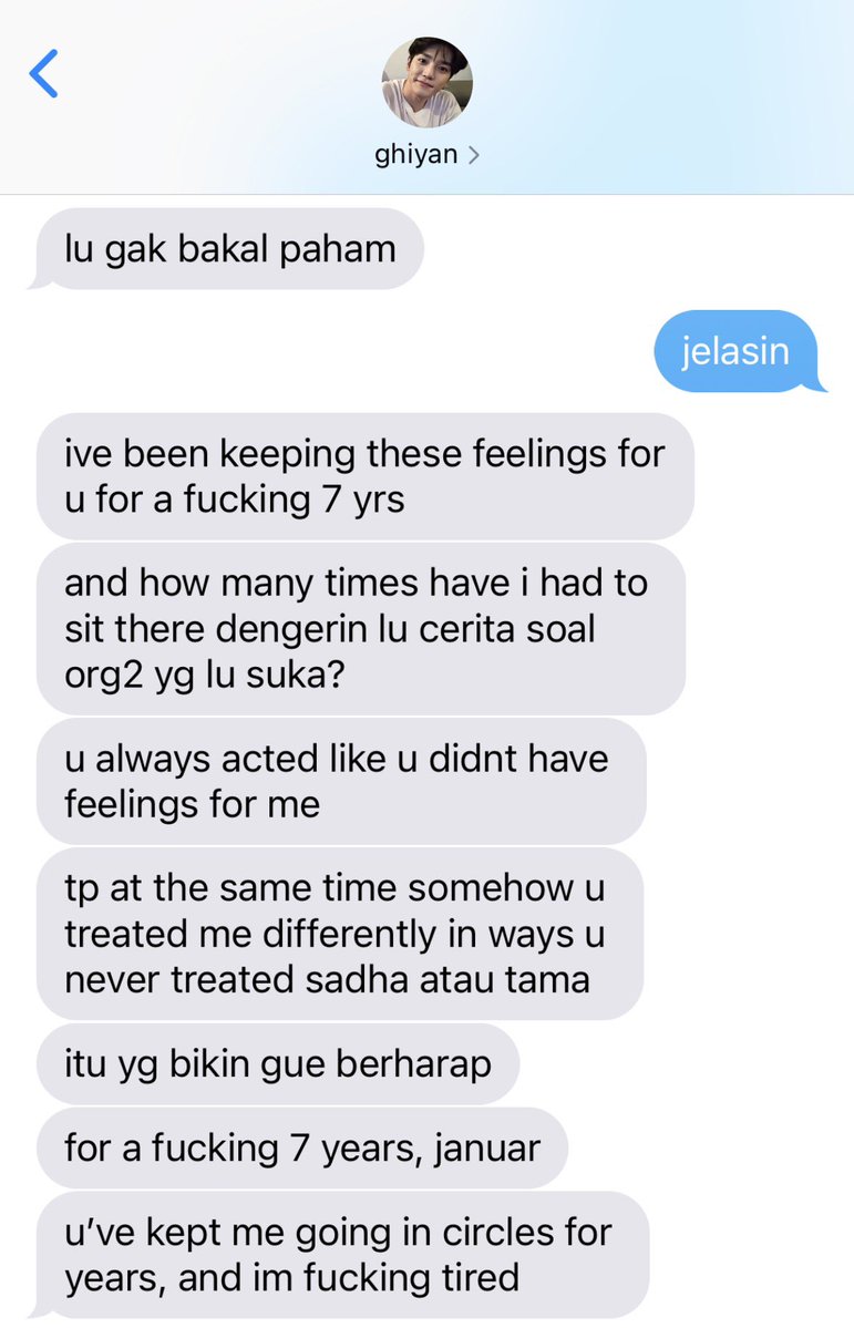 liloquacious's tweet photo. #jaeyong few tweets au

from ANAK KOMPLEKS: Phase 2 series
—

Ardiya nyimpen perasaan berapa tahun buat Sadha? 2 tahun?
Kenalin nih, Ghiyan. https://t.co/6pESfnabij