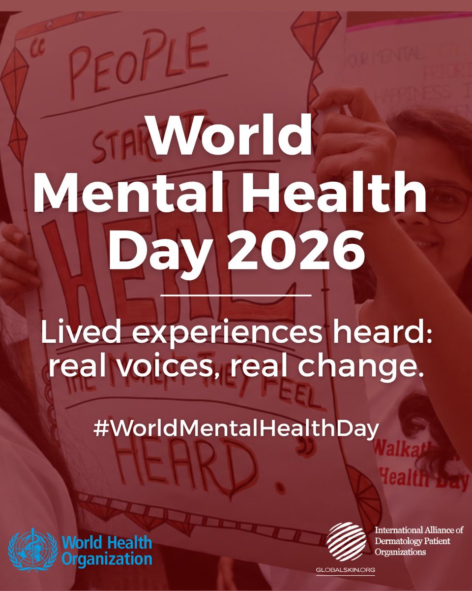 IADPO's tweet photo. 🧠 Today is #WorldMentalHealthDay!

Let’s move from listening to action. People with lived experience deserve a voice in shaping mental health services, policies and decisions.

💬 Lived experience is expertise.
🤝 Nothing about us without us.

🔗 https://t.co/obTnoNvbYm https://t.co/x7XovW9m5Z