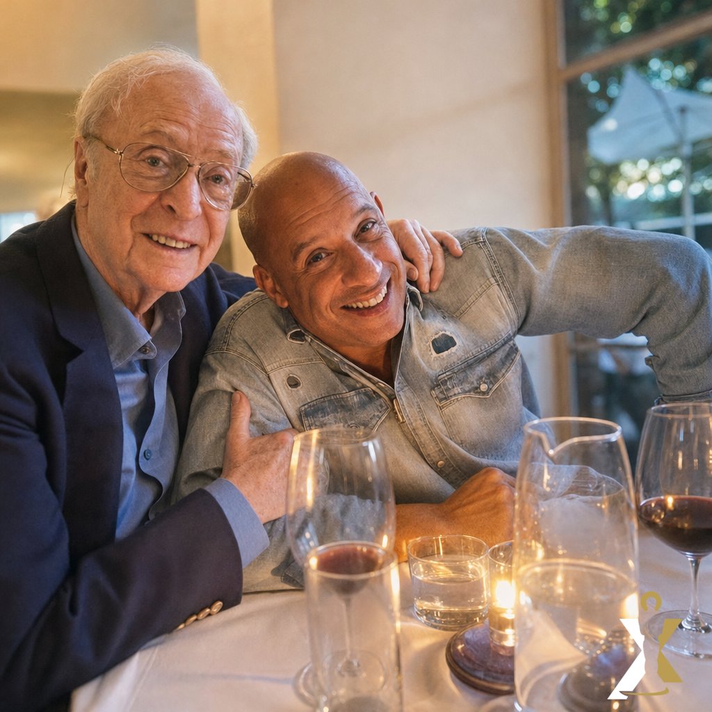 hollywoodboxuk's tweet photo. Two friends, one dinner table, red wine and a candle — and a grin that says the story was worth hearing. Who would you want at this table?

#hollywoodbox #aiart #candidstyle #dinnerwithfriends https://t.co/hhVuYtVvkM
