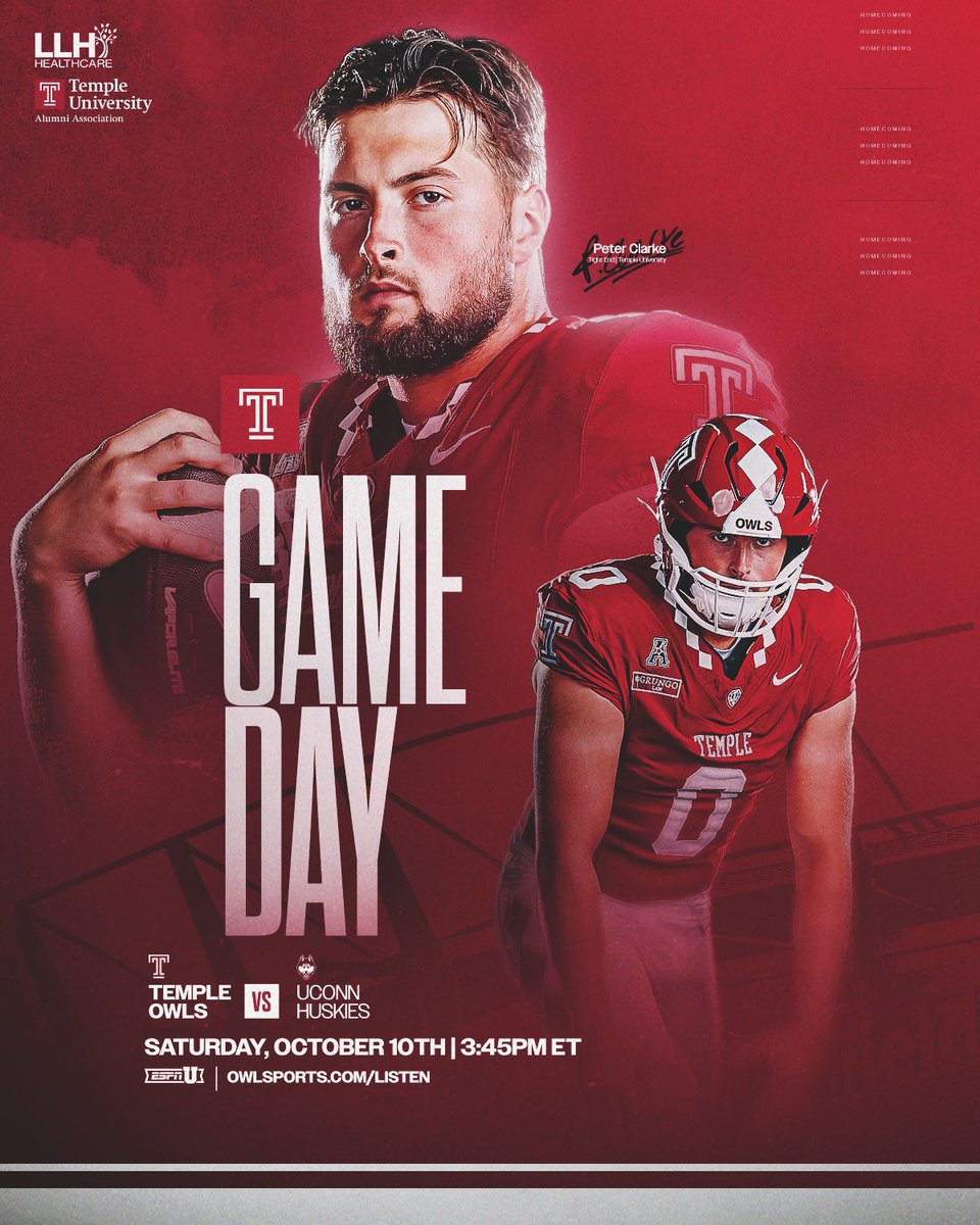 Temple_FB's tweet photo. LETS GO OWLS! IT IS GAMEDAY! 🦉🤩

⏰ 3:45 PM | ESPNU
📍Lincoln Financial Field
📡 https://t.co/j0c98f6G3M

#TempleTUFF https://t.co/pmPoVnox2A