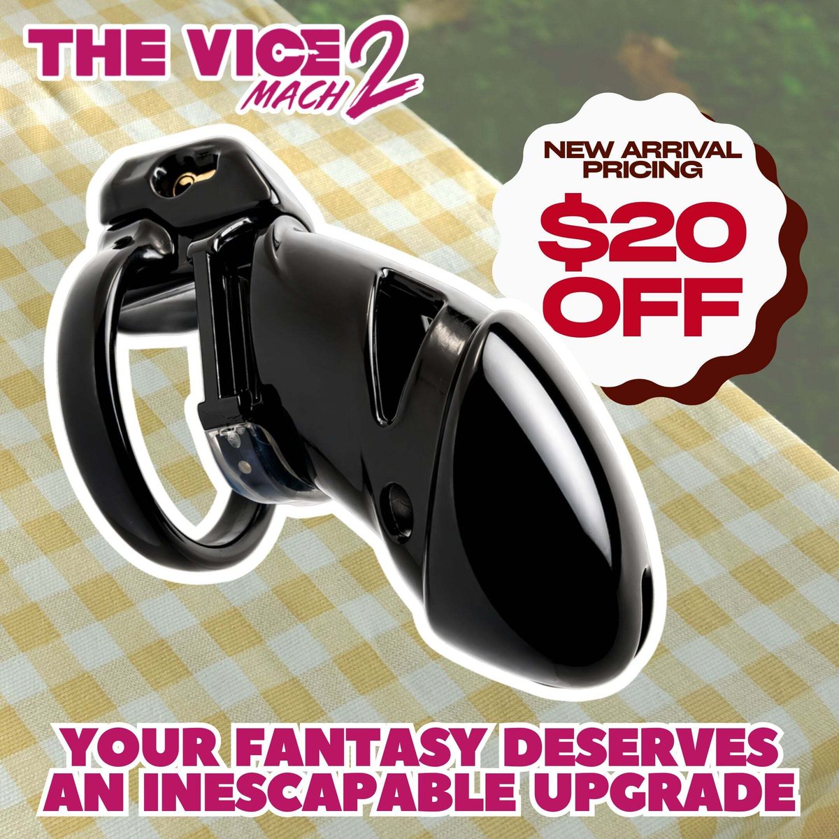 lockedinlust's tweet photo. -The Vice Mach 2-
  
This is the evolution of chastity. 

Escape is no longer an option.

Shop Now: https://t.co/C5m6TPRmll
 
#TheViceMach2 #LockedInLust #NoEscape #ObeyTheVice #ChastityReinvented #TheVice https://t.co/dl7dhi124S