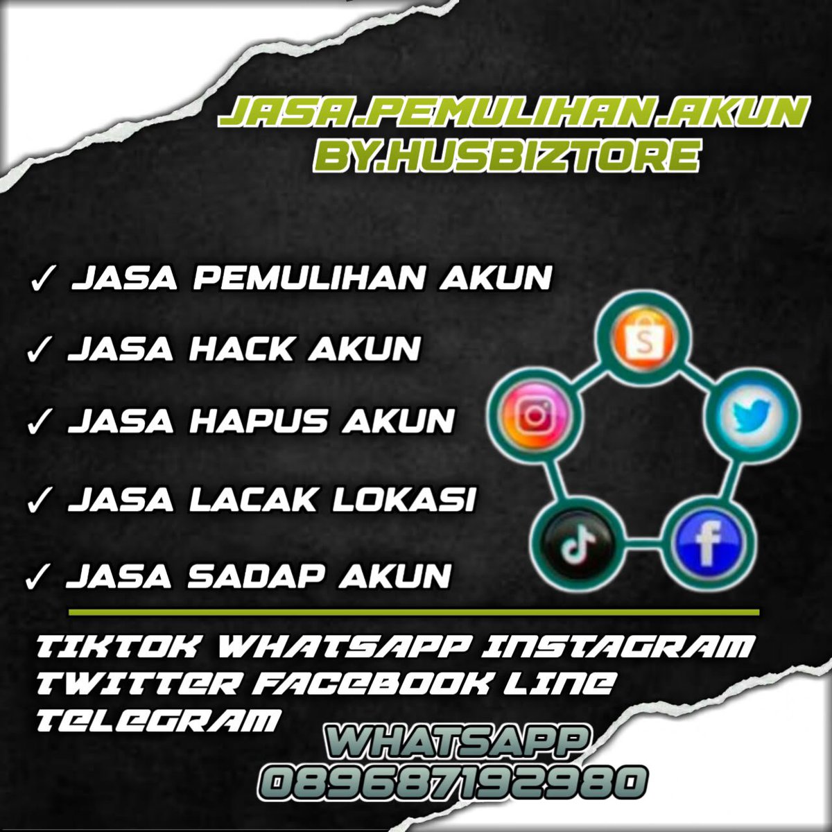 duavcu's tweet photo. Menyediakan Jasa Pemulihan Akun, Hack Akun, Hapus Akun, Sadap WhatsApp &amp; Lacak Lokasi | Instagram | Facebook | Tiktok | Tele &amp; Lainnya✨

= Akun Terhalang Kode login / A2f
= Akun Terkunci / Di Hack
= Akun Yang di Tangguhkan / Akun Terblokir
#zonaduit #zonaduit #jasapemulihan https://t.co/bjOptgiE0T