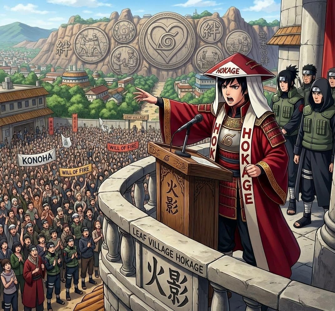 silver_storm44's tweet photo. Vous voulez le changement ? Vous voulez qu'on vous écoute et qu'on respecte votre avenir ? Mais regardez-vous ! Brûler votre propre village, détruire l'endroit où vous apprenez et cracher sur ceux qui essaient de vous tendre la main, ça ne fait pas de vous des rebelles, ça fait de vous des lâches qui détruisent leur propre maison. Si vous avez la force de vous lever à l'aube pour tout casser, utilisez cette même énergie pour construire, pour bosser et pour prouver que vous valez mieux que ça. Un vrai ninja — ou un vrai adulte — ne fuit pas ses responsabilités en pleurnichant, il prend son destin en main. »

Un village ne se protège pas en le brûlant.

La Volonté du Feu, ce n’est pas la rage qui détruit. C’est le feu qui réchauffe, qui éclaire, et qui se transmet de génération en génération. Hashirama a fondé Konoha pour que les enfants n’aient plus à s’entre-tuer. Hiruzen a donné sa vie pour protéger le village. Minato a scellé une bête en lui pour que demain existe. Naruto a forgé la paix non pas en cassant tout, mais en tendant la main même à ceux qui le haïssaient.
Vous, vous brûlez des écoles, des bus, des commerces… l’endroit même où grandissent vos frères et sœurs. Vous ne combattez pas un système. Vous combattez votre propre avenir.
Un vrai Hokage ne fuit jamais ses responsabilités. Il ne se cache pas derrière un masque ou une pierre. Il se tient debout, même quand c’est difficile, même quand on le haït, et il dit :

“Si tu as assez de force pour tout détruire… alors tu as assez de force pour tout reconstruire.”

Alors arrêtez de jouer les rebelles. Devenez des protecteurs. Prenez votre destin en main, pas pour casser, mais pour bâtir un village digne de ce nom.
Sinon, vous ne serez jamais des ninjas. Vous resterez juste… des lâches qui ont oublié ce que signifie “protéger”.”

変化が欲しいのか？自分たちの未来に耳を傾けさせ、尊重されたいのか？だが、自分たちを見ろ！自分の村を燃やし、学び舎を破壊し、手を差し伸べてくれる者に唾を吐く。それは反逆者なんかじゃない、自分の家を自ら壊す卑怯者だ。夜明けからすべてを壊すために起き上がれるほどの力があるなら、その同じエネルギーを建設し、働き、自分たちがそれ以上の価値があると証明するために使え。本物の忍者、そして本物の大人なら、言い訳をして責任逃れなどせず、自らの運命を切り開くのだ。
村は燃やすことでは守れない。
火の意志とは、破壊する怒りではない。温め、照らし、世代から世代へと受け継がれていく炎なのだ。柱間は子供たちが互いに殺し合わずにすむよう木ノ葉を創った。ヒルゼンは村を守るために命を捧げた。ミナトは明日が存在するために己の中に獣を封じた。ナルトはすべてを壊すのではなく、憎む相手にさえ手を差し伸べて平和を切り拓いた。
お前たちは学校やバスや商店を燃やしている…弟や妹たちが育つまさにその場所をだ。体制と戦っているのではない。お前たち自身の未来と戦っているのだ。
本物の火影は決して責任から逃げない。仮面や石像の裏に隠れたりもしない。どんなに困難でも、どんなに憎まれようとも、真っ直ぐに立ち、こう告げるのだ。
「すべてを破壊する力があるなら…すべてを再建する力もあるはずだ。」
だから反逆者のまねごとはやめろ。守護者になれ。壊すためではなく、誇り高き村を築くために、自らの運命をその手に掴むのだ。
さもなければ、お前たちは決して忍者にはなれない。「守る」ことの意味を忘れた…ただの卑怯者のままだ。

#AvenirQuiSeBâtit #ReconstruirePlutotQueDetruire
#DicoursDeHokage #Kizuna 

@tori_piano
@vlozw777 
@EmmanuelMacron 
@kdbsensei86 
@MelissaOlry