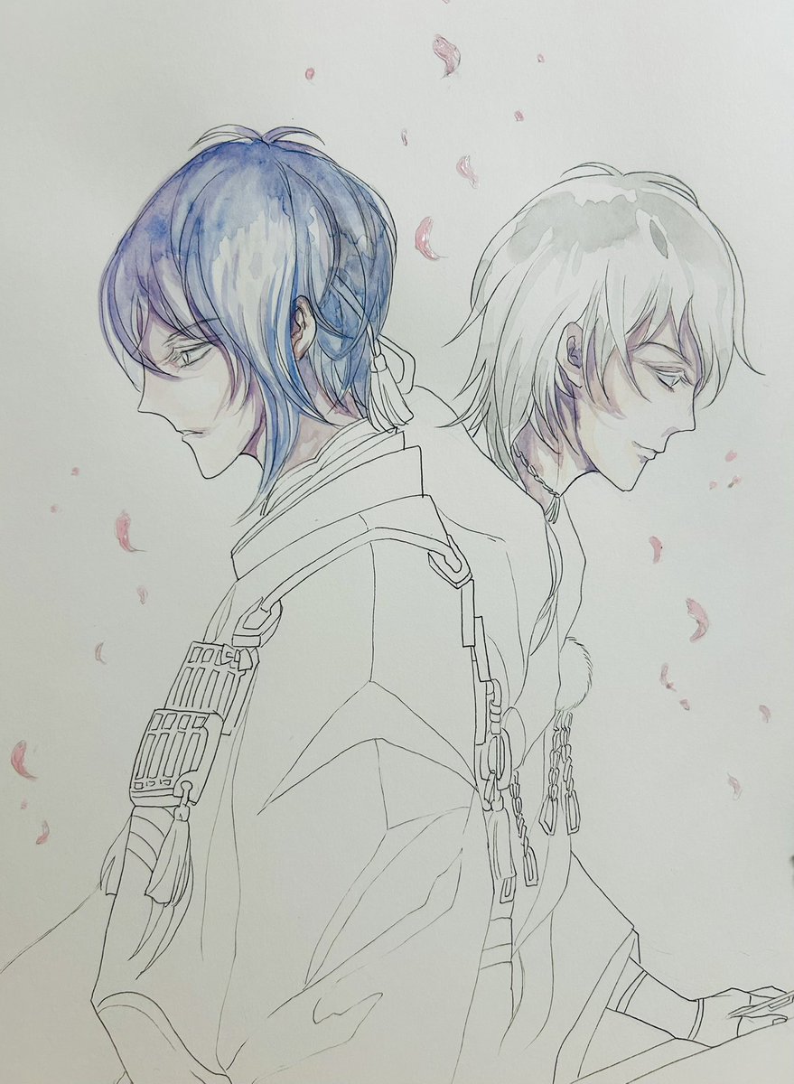 3719ah's tweet photo. #皆さん線画と塗った後を見せてください https://t.co/2Bvb9Z32Di