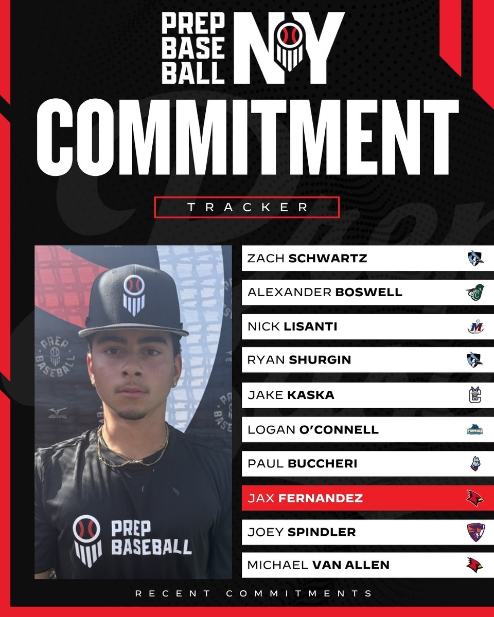 PrepBaseballNY's tweet photo. Commitment Tracker 🗒️ 

Let's congratulate 👏  these players from across the state for their recent commitments‼️ 

📸 2027 LHP Jax Fernandez (Marlboro / Plattsburgh St. Commit)

#commitment #collegebaseball https://t.co/RWi6f2pH9v