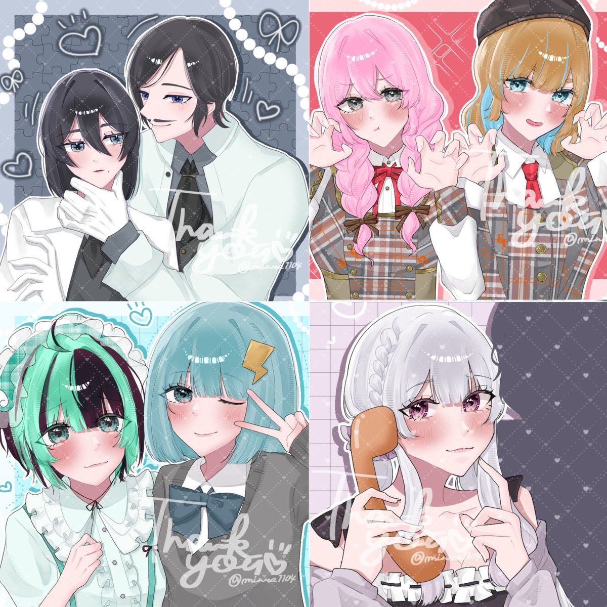 minrs1104's tweet photo. 【有償依頼】
イラストオーダー受付中です⸝⋆
お気軽にdmくださいませ🍀⋆゜

詳しくはリトリンご覧ください🔗
（ https://t.co/ZqAr3JtM3i ）

#夢絵依頼　#有償依頼 https://t.co/Gavl2BaRPb