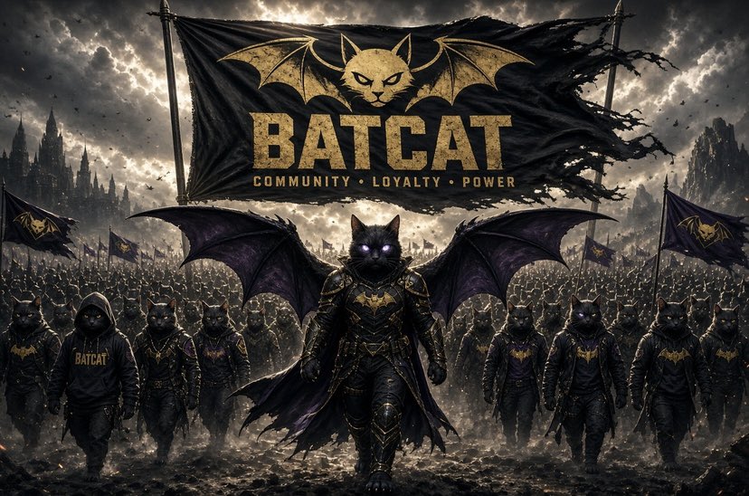 BatcatNight's tweet photo. The nocturnal grind never stops. 🦇🖤 Shadows are moving, charts are being plotted, and the army is getting stronger behind the scenes

Rest up, degens. Big things are loading for $BATCAT. 🌙🔥

GM bro https://t.co/4uDNmrCbV0
