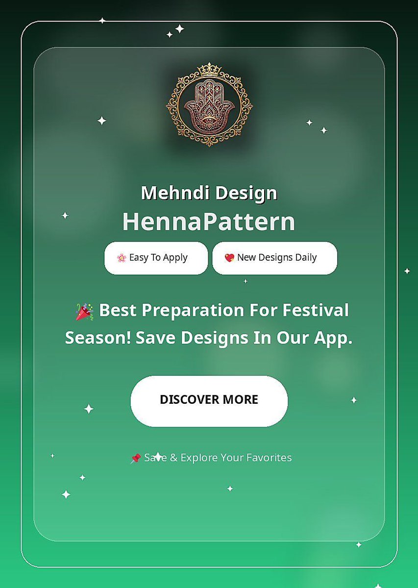 HennaPattern's tweet photo. Stylish Back Hand Styles

Stylish inspiration 🌿
See trending mehndi art 💫

#indianfestivals https://t.co/Fg8Obcmfvq