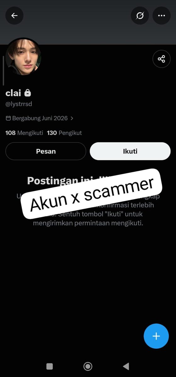 jjamieoyonn's tweet photo. ‼️HATI HATI ADA SCAMMER ‼️

X scammer : @lystrrsd
Norek scammer : 901432352513 (Seabank) An ATTARIFA AZZADIKA RAMADHANI

KRONOLOGI : 
Awalnya aku lagi nyelem di sbt cortis, lalu nemu jualannya yaitu pc keonho topmer dan m2u. Aku cekin cekin accnya gada yg mencurigakan, https://t.co/FMVIu6PckE