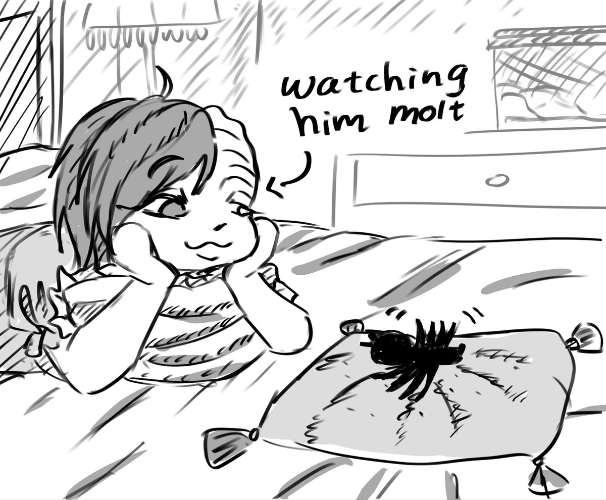 nylies07's tweet photo. btw she has a pet tarantula called larry 

#oc #OC https://t.co/a0Fub4of44
