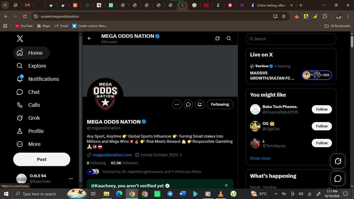 Kaacheey's tweet photo. @officialmoore7 @megaoddsnation Hope i am not late boss man 🥲🥲🥲🥲🥲
9165037865
Moniepoint
Gracias.......... https://t.co/hdPpGE0EPm