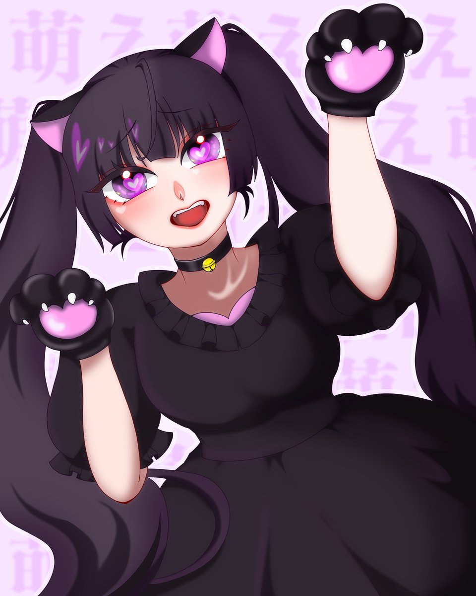 yrnk_illust's tweet photo. ハート溢れる黒にゃんこ🐈‍⬛

#萌えの日
#イラスト #illustration https://t.co/ht2Cb5fvta