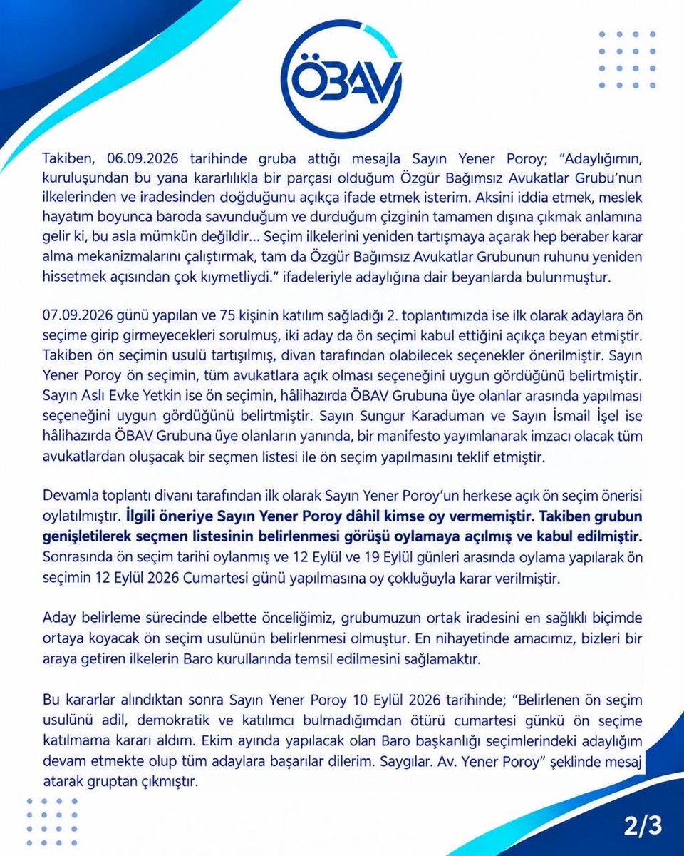 obavbursa's tweet photo. MESLEKTAŞLARIMIZA ZORUNLU AÇIKLAMA 📣 https://t.co/hPDzP7zTNj