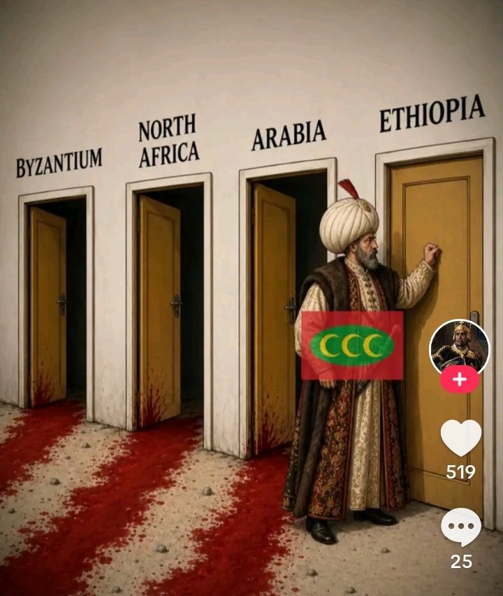 GeneralPorcupin's tweet photo. Fun fact: the reason why the Ottomans could not progress deeply in East Africa is due to the Ethiopians, in Central Africa it is due to the Chadians, and in West Africa it is due to the Moroccans. https://t.co/P4d1K5TCnP