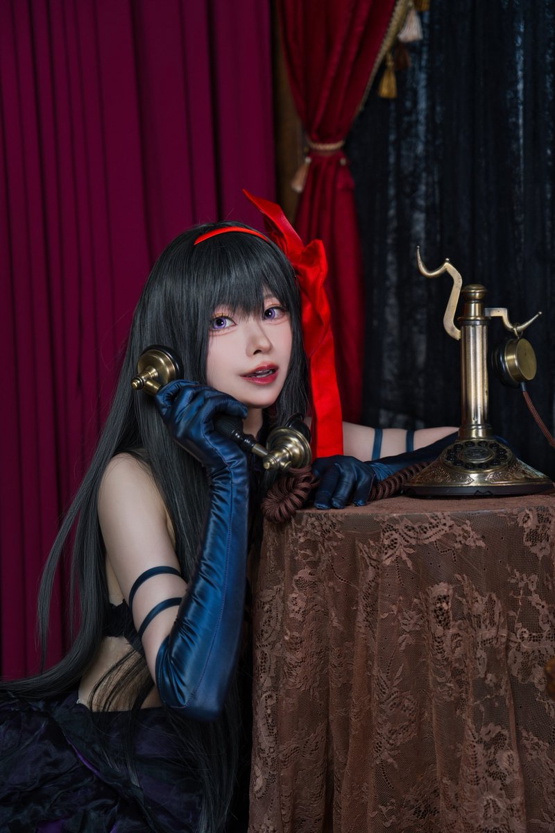 omu_is_raisu's tweet photo. 悪魔ほむら cos https://t.co/zfwMeC7j8y