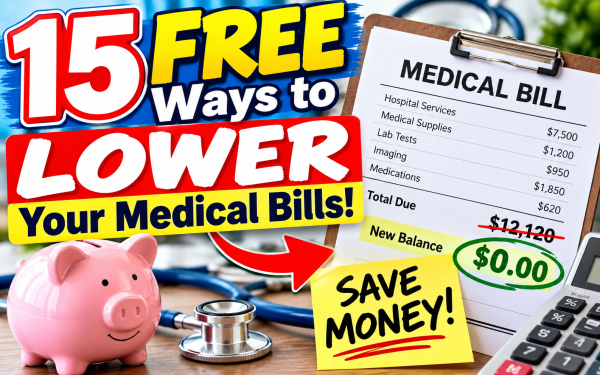 FreebieDepot's tweet photo. 15 FREE Ways to Save Money on Hospital Bills https://t.co/5WaPEKpTFg #MedicalBillHelp #MedicalDebtRelief #HospitalBillDiscounts #FreeFinancialAssistance #MedicalBillForgiveness #CharityCare #SaveMoneyOnHealthcare #MedicalDebt #HospitalFinancialAssistance #FreeMedicalHelp https://t.co/VsmyEOKm1S