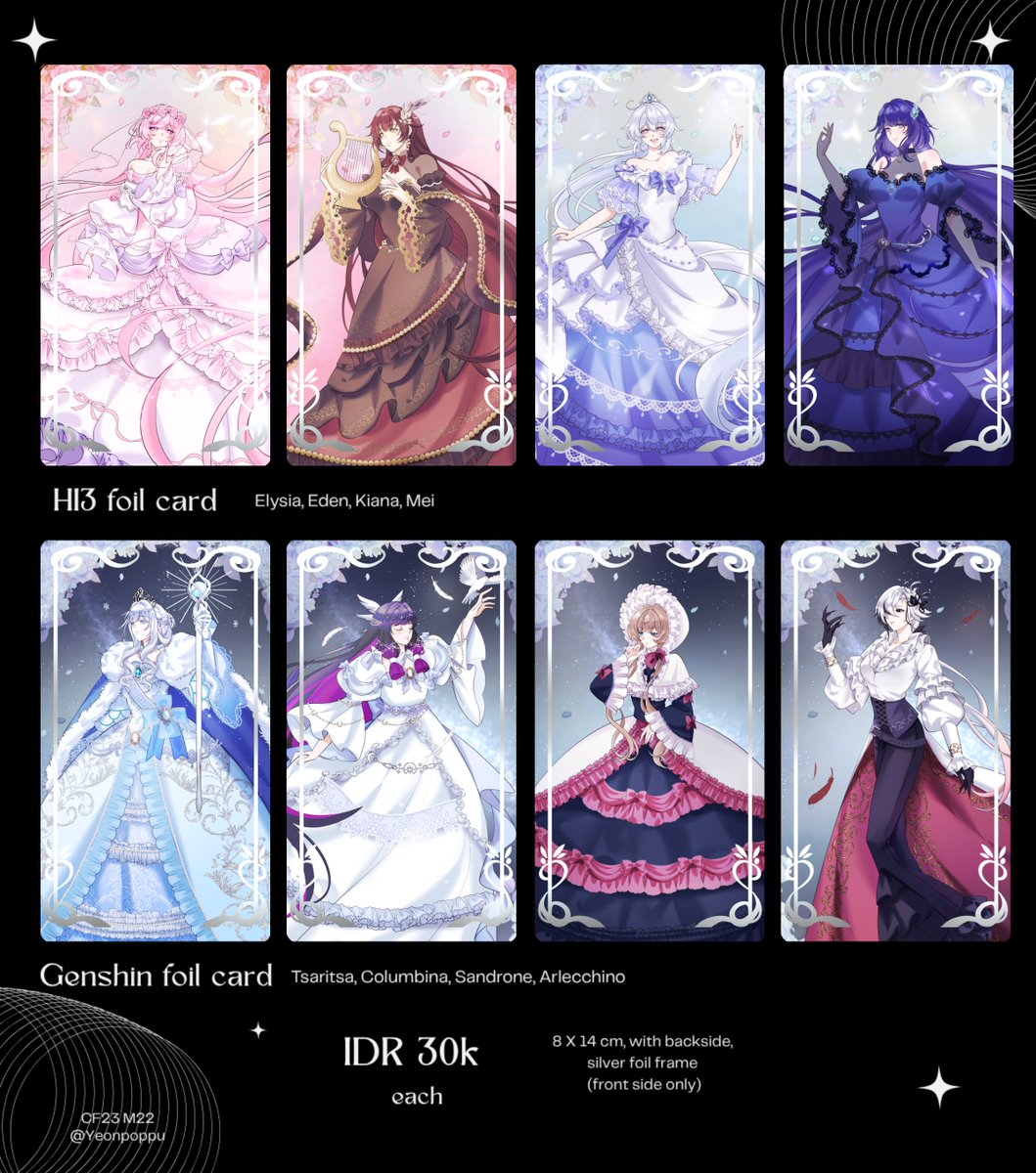 yeonpoppu's tweet photo. [💗&amp;🔁 appreciated^^]

#Comifuro23 #cf23 Catalogue for pre order batch 2

giveaway 100k worth of merch (like + rt + comment) 

Available for pick up both days and mail orders

PO period = 10 - 16 Okt 2026
form : https://t.co/cW4HNpp8OM

Fandom : hoyo, wuwa, madoka

(1/2) https://t.co/54rAPbFqmu