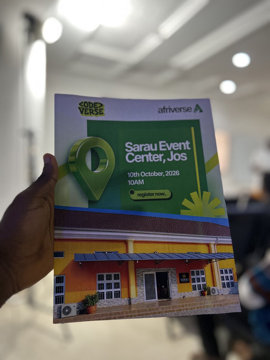 PhantomOfCode's tweet photo. Attending Afriverse 🇳🇬 @Afriverseworld 

Connecting with builders, learning new things, and exploring opportunities in the African tech ecosystem. 🚀

@lubyonchain https://t.co/wDNxx6wGmG