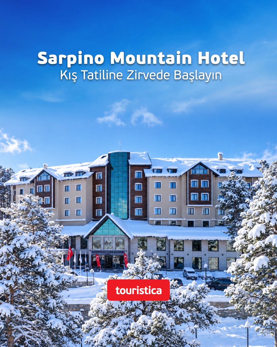 Touristica_Tr's tweet photo. Sarpino Mountain Hotel, dağ manzarası, kayak olanakları ve kış atmosferiyle sezonun heyecanını yaşamak isteyenleri bekliyor.
📞 Detaylı bilgi ve rezervasyon için https://t.co/mubXRLPR4F veya 444 0 329
#Touristica #Tatil https://t.co/V2TG6EfOc1