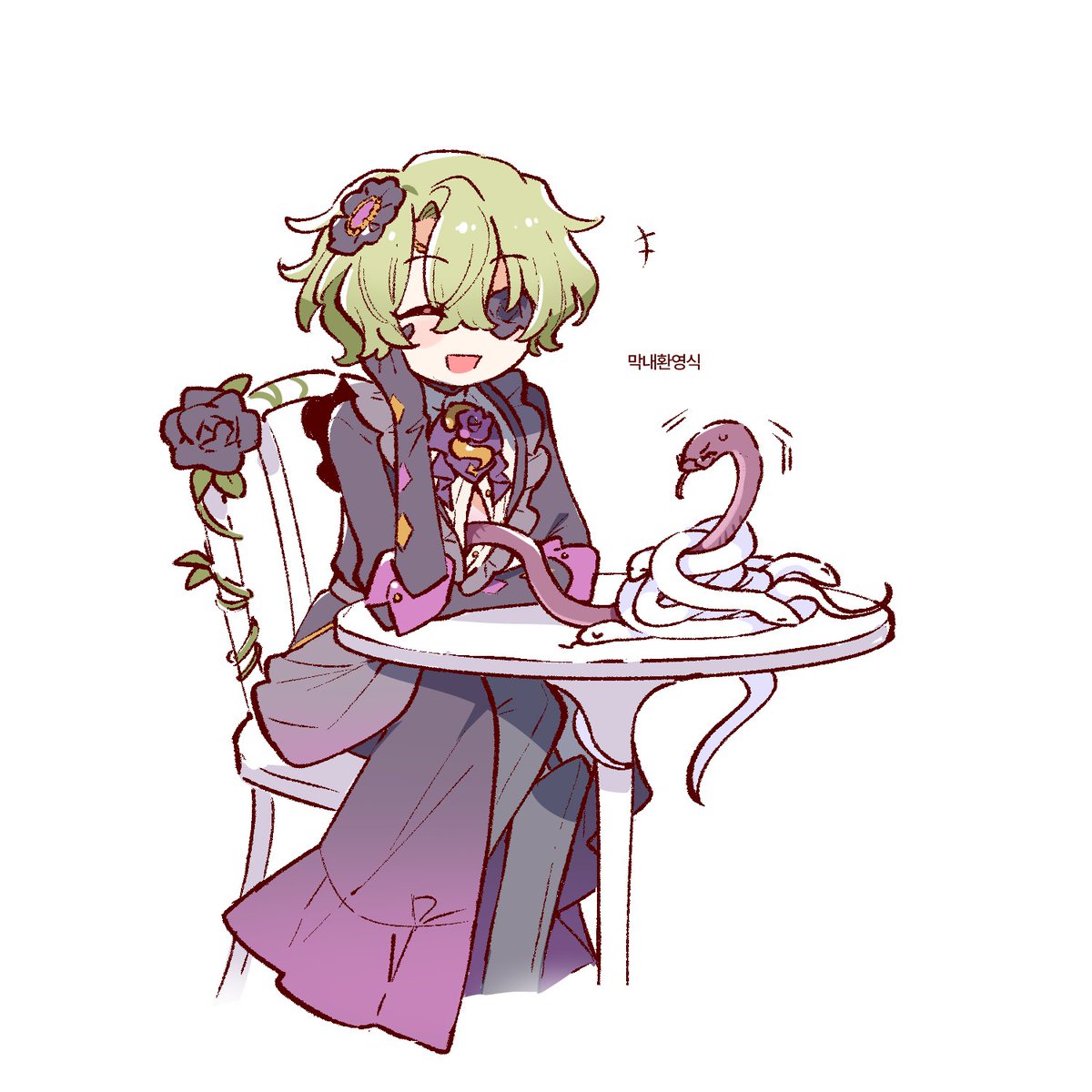Uooooa_'s tweet photo. 🐍🐍 https://t.co/0CordC62eU