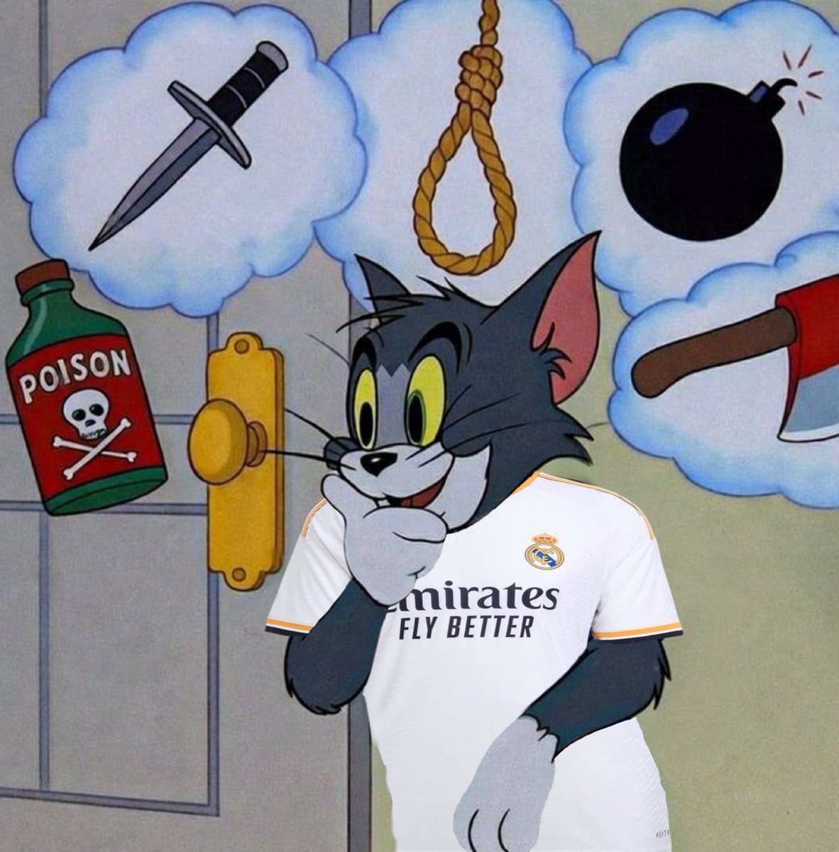 Riri7563's tweet photo. Real madrid match day got me feeling like: https://t.co/jCxE3pzYor