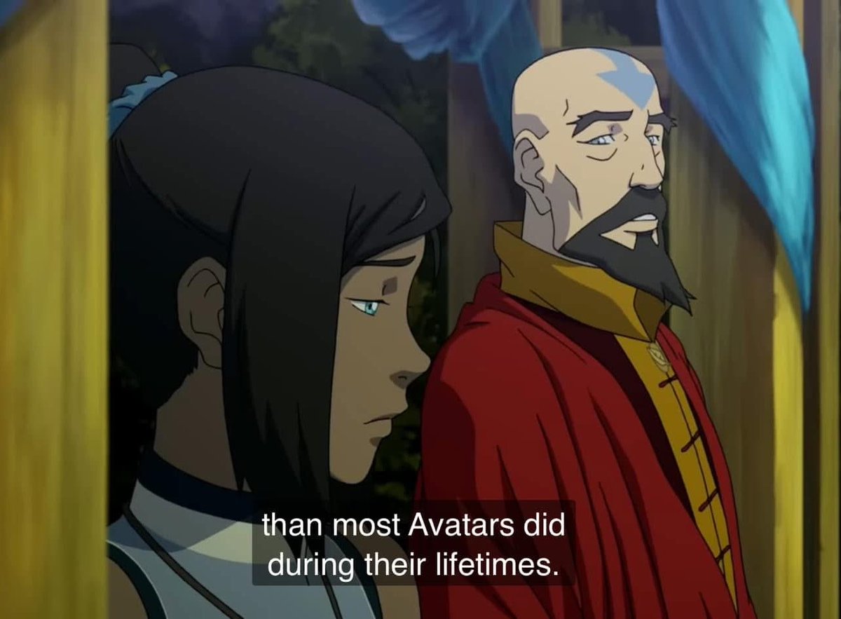 vulgaiere's tweet photo. this is from aang’s son btw and u want me to listen to misogynists and incels on socials saying Korra was the worst Avatar ever? i think the fuck not https://t.co/7khDsQTkMl