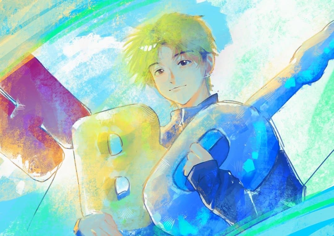asahi9_'s tweet photo. @MotokiOhmoriMGA 最近畫的圖🥹💕💕祝若井生日快樂！
以及真的很喜歡共犯的舞蹈！ https://t.co/2B3gPcxZ1E