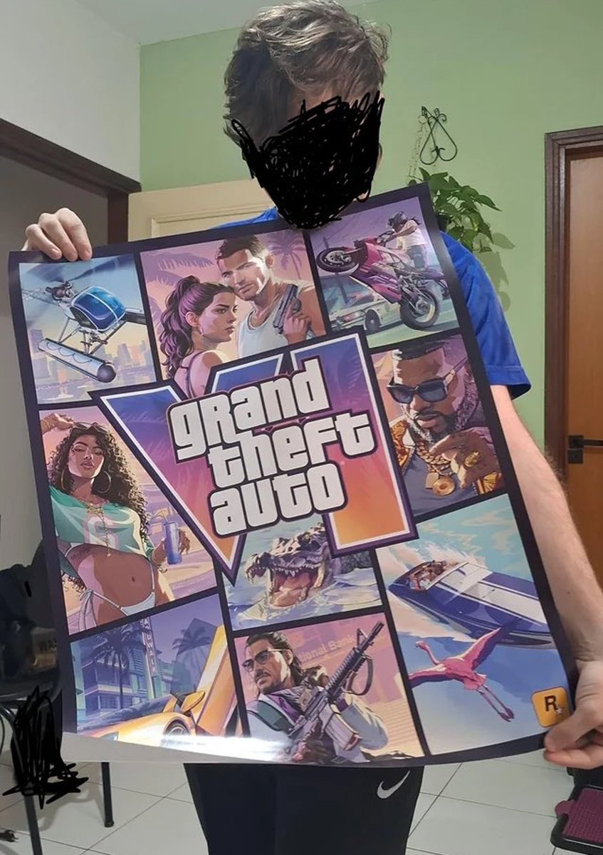 InternetH0F's tweet photo. A GTA 6 fan said Rockstar sent them an official poster after they emailed the studio asking for one

The fan bought the Ultimate Edition with their first paycheck, and a Rockstar executive replied that they’d “be happy to send you a poster” https://t.co/FjinaGelpK
