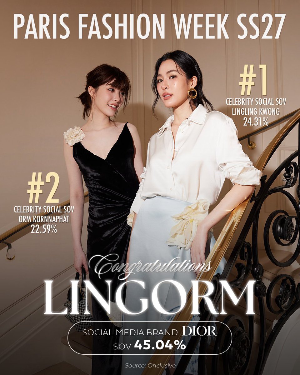 NipagornM's tweet photo. ม่วงคือสุดยอดเลยอ่ะ

#LinglingKwong #OrmKornnaphat
#LingOrmDiorSummer27 #LingOrm
#Dior #DiorSummer27 #PFW https://t.co/qkRchSLIOq