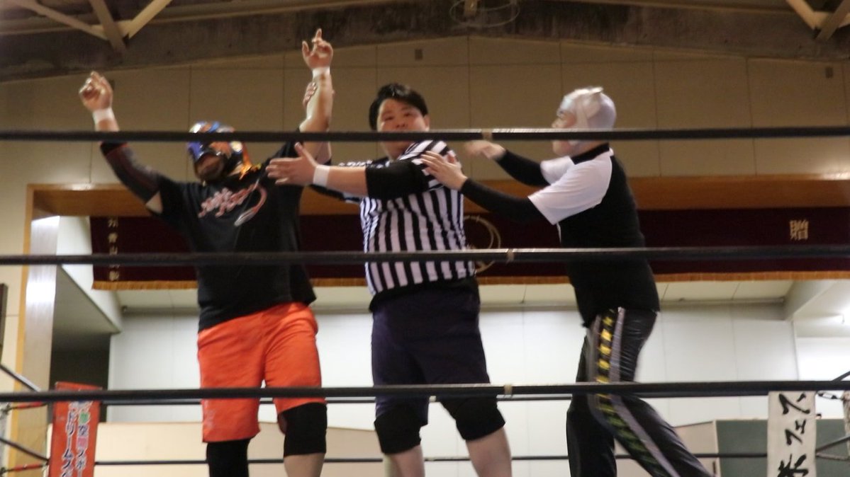 mkai74's tweet photo. 信州プロレス@松代藩真田十万石まつりマッチ 松代公民館

第一試合
キラーマックスJr-バババ・バスコーン

#長野市
#信州プロレス面白かった https://t.co/9uKk7dgpos