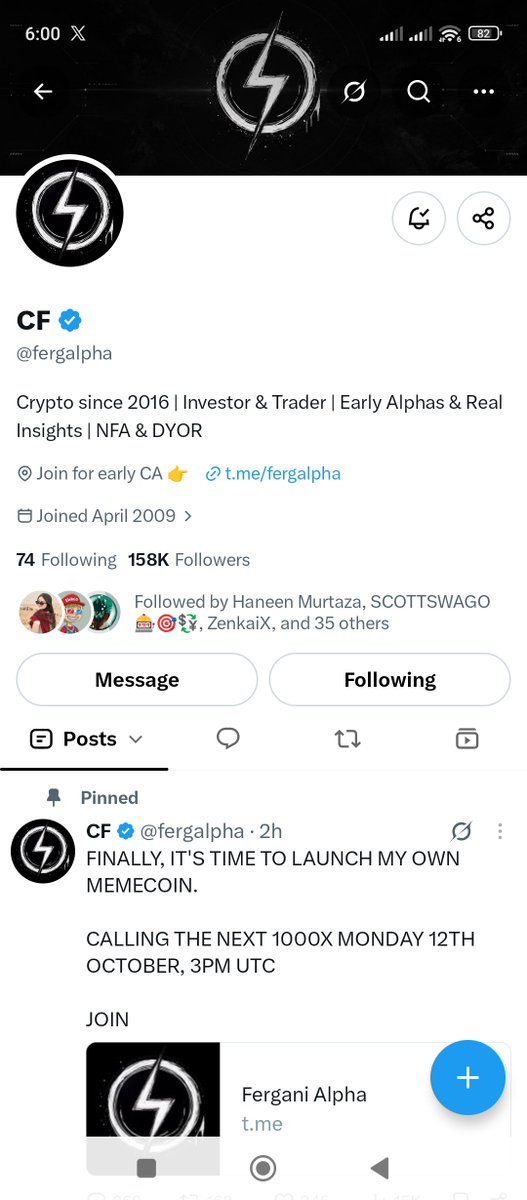mateoxsol's tweet photo. @fergalpha Appreciate You Man for your best givaways 

@gtokh
@gjkk
@tuhah

Sol  CoVa8JzjDVVqVRoF43T35h6kHQu6iqWA6jzbTQv1whCT https://t.co/A0QNI6LumI