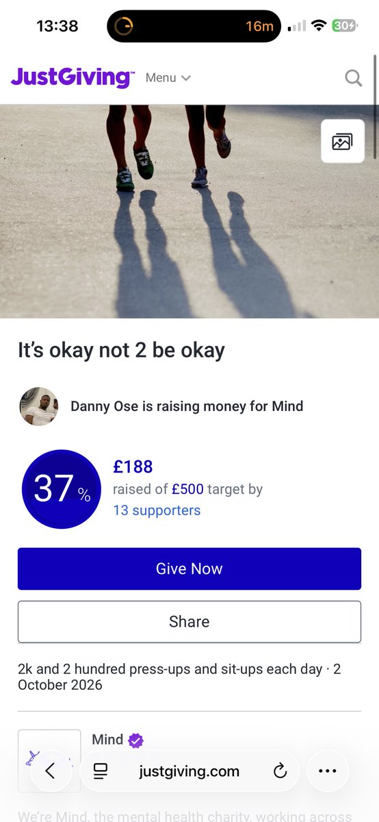 iamdannyOh's tweet photo. Current update (shoutout to Joe for teaching me use Strava)

Link to donate https://t.co/xiDko2TDwa https://t.co/ssouf63Rkb