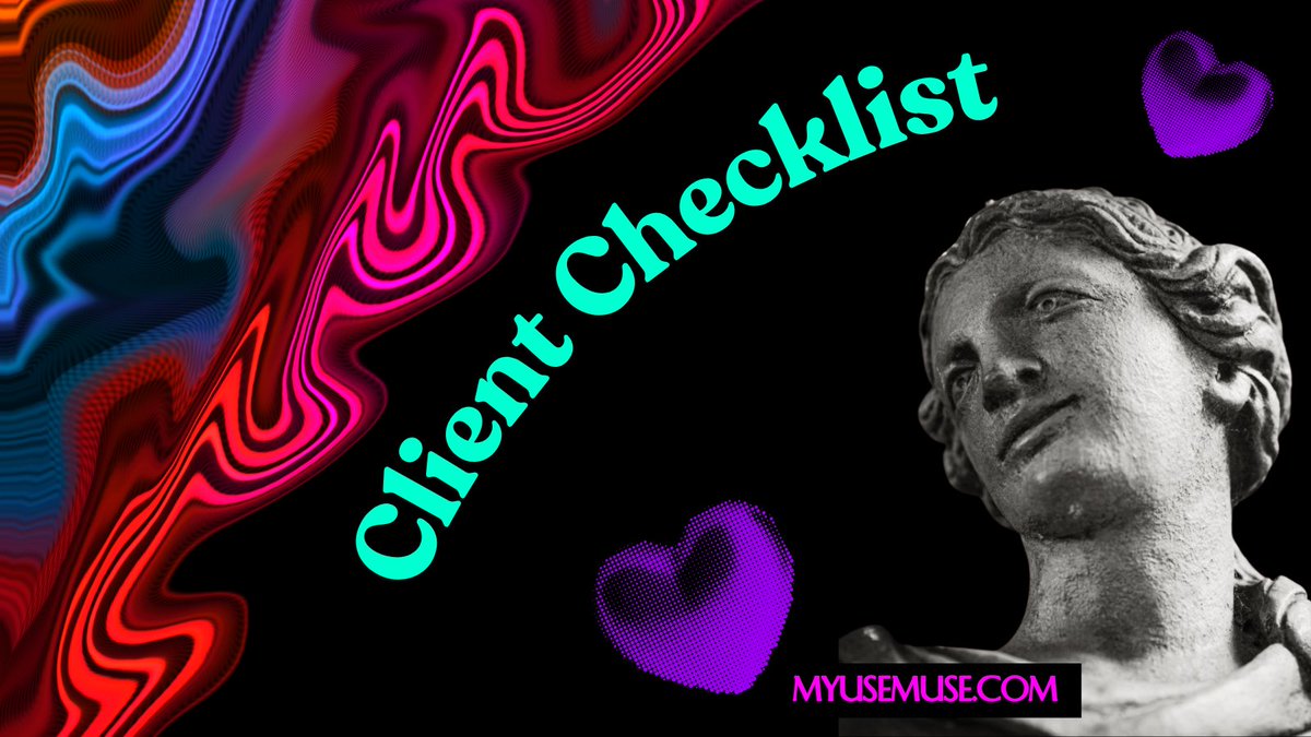 my_usemuse's tweet photo. Saturday offer: the free Client Onboarding Checklist.
For the next yes that should not start in a messy text thread. One page. Join the list on the site and we send it.
link in bio
#usemuse #onboarding https://t.co/m9bRmWfLwN