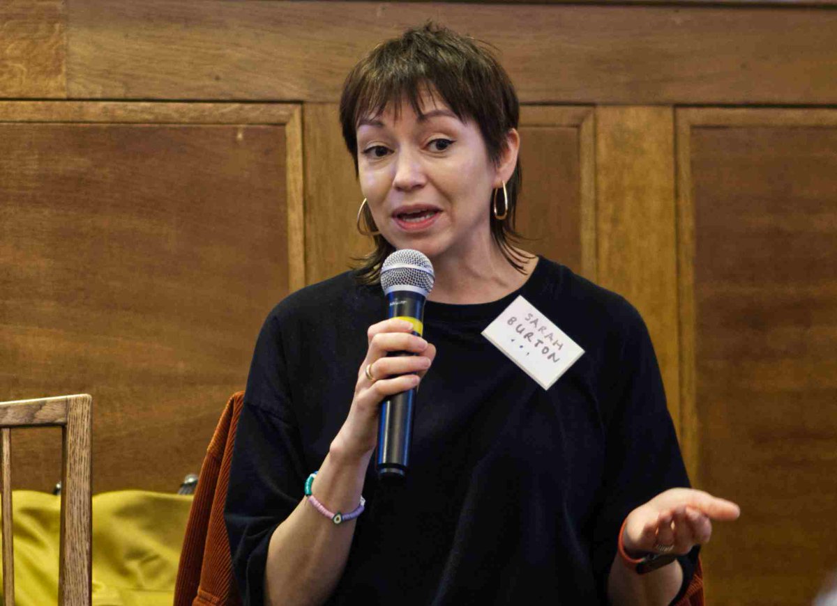 TimDawsn's tweet photo. #NWTMJP Sarah Burton (SoA): "Copyright (in book publishing) is like a cake – each way that your work can be exploited is like a different slice. Working out which rights to sell and which to hold back is vital".
@NUJofficial @NUJ_LFB https://t.co/E4K4tE8DUt