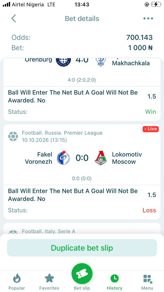 FredJusti4257's tweet photo. @22betNaija look at my bet and your guys said it’s loss how,tell me and explain to me please this is the second time you guy want to do this https://t.co/3TDe7FYtEn