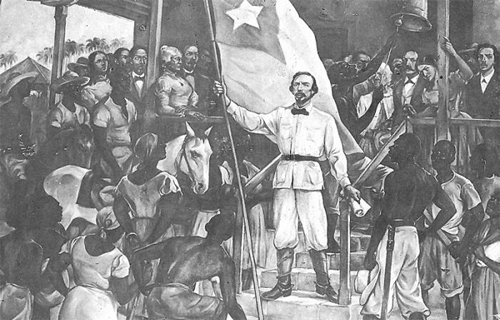 DtoraGEducBcoa's tweet photo. #Baracoa.El 10 de octubre de 1868  en La Demajagua, Carlos Manuel de Céspedes alzó la voz y liberó a sus esclavos, convirtiendo cadenas en banderas, lágrimas en coraje, y sueños en patria. cada generación lleva en su pecho la llama de aquel grito inmortal. https://t.co/14aSjryCmb
