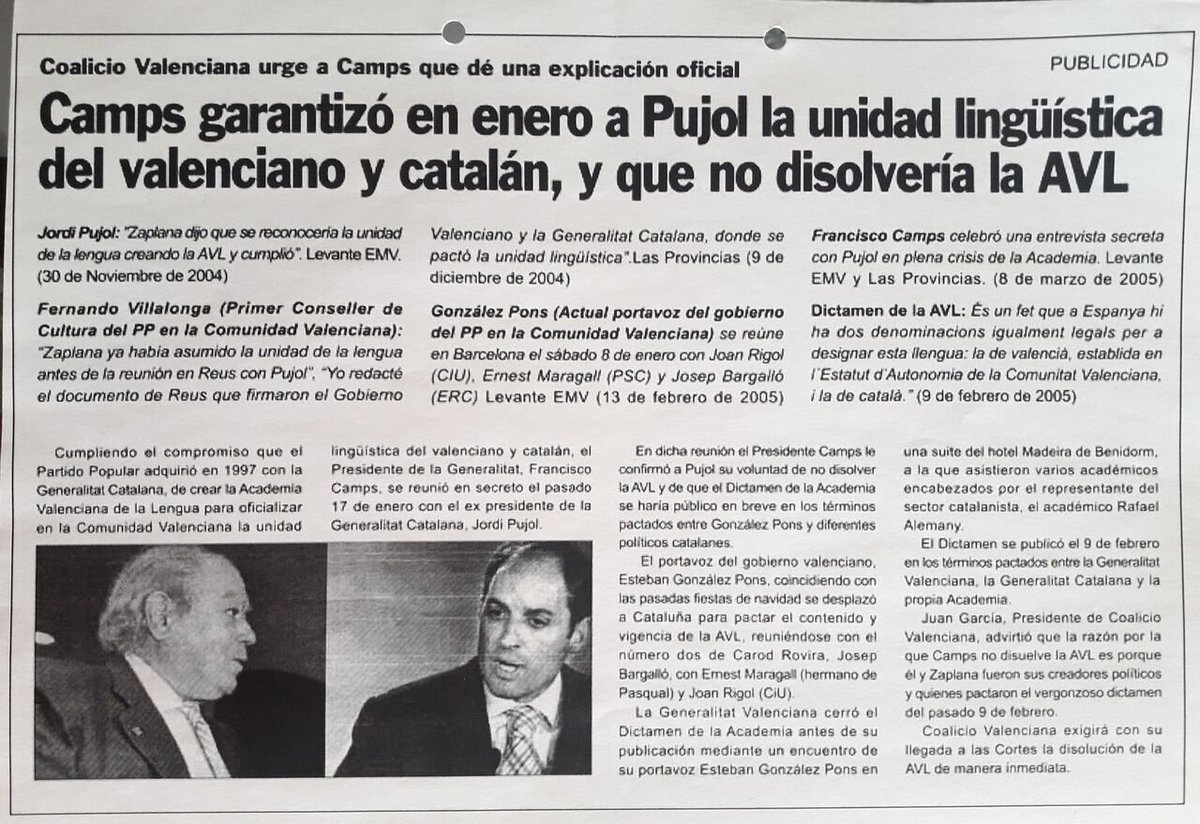 valencia_unida's tweet photo. 🩵💛❤️Vos ompliu la boca en la Senyera en el #9doctubre i despuix vos agenolleu en Madrit o en Barcelona. @ppcv , @SocialistesVal , @compromis  i @VOX_Valencia: la mateixa farsa són en distint cartell. #Valéncia no és colónia de ningú. Ni un pas arrere davant el catalanisme en la nostra #terra.

❤️💛❤️🚨 Os llenáis la boca con la Senyera en el #9octubre y luego os arrodilláis en Madrid o en Barcelona. #PP, #PSPV, #Compromís y #Vox: la misma farsa son con distinto cartel. #Valencia no es colonia de nadie. Ni un paso atrás ante el catalanismo en nuestra #tierra.

#ComunitatValenciana #LlenguaValenciana #valencianisme #castello #Alacant #Castellón #Alicante