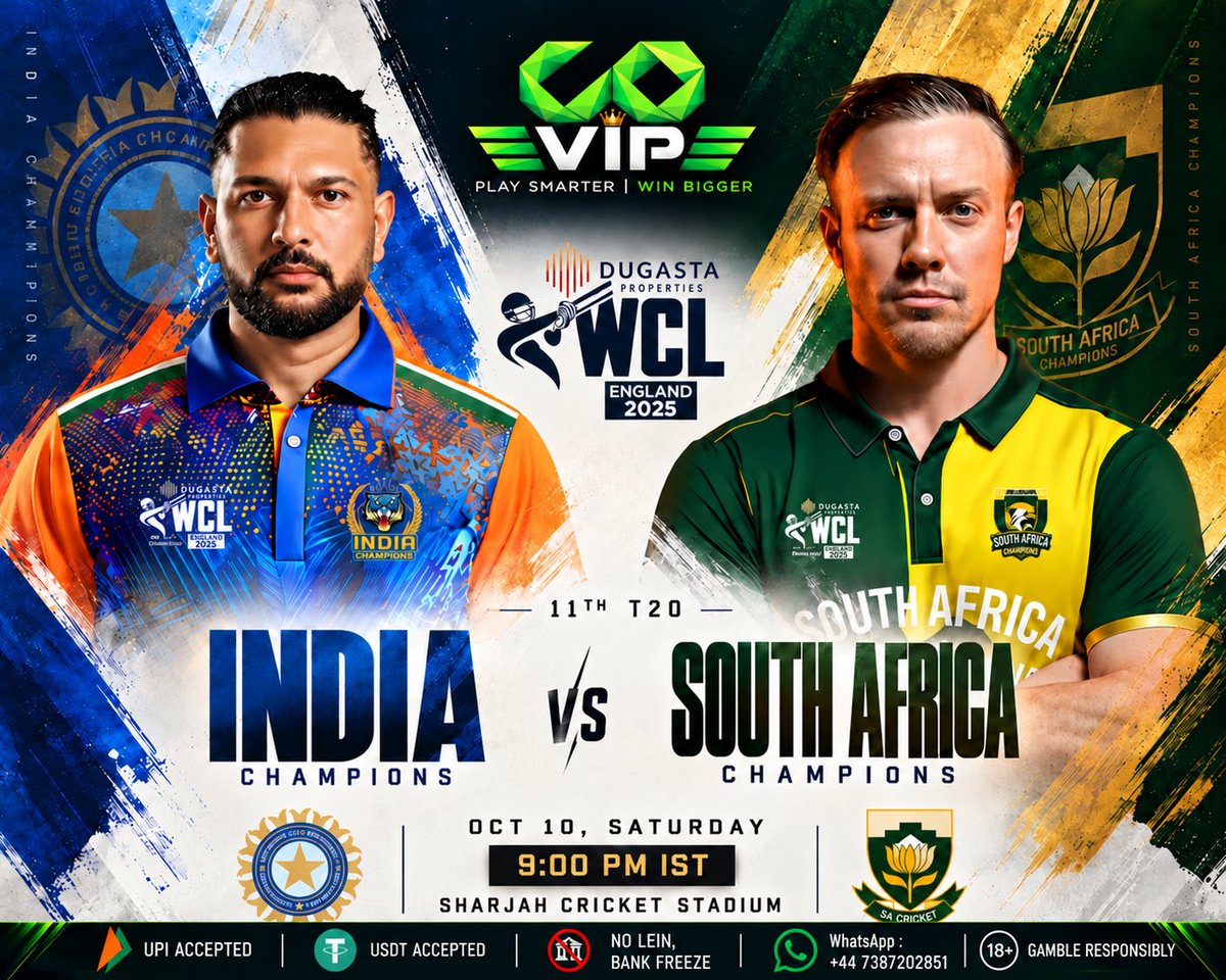 CoVipBook's tweet photo. Indian champions take on South African champions today. Can anyone stop Mr. 360 ABD today and SA ?

Take your Predictions on the Most Trusted Site CoVipBook

👉 Get your new IDs here : https://t.co/9D2jAa8KX0

Min Deposit ₹1000 

Our Site features :

🎯 Unmatched & Unlimited Exchange odds bets
🌐 Premium Sites like SKYFAIR, SSEXCH247 available
💬 24/7 Customer Support 

(NO lien/freeze complaint in last 365 days )