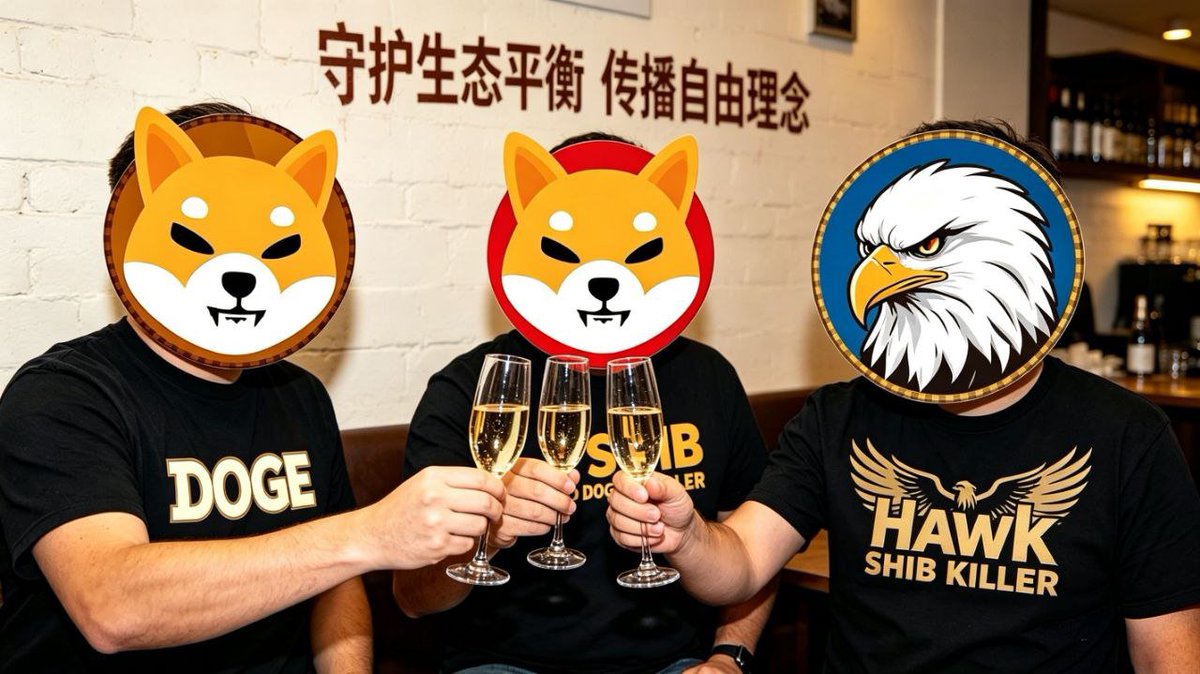 summerrecluse's tweet photo. #HawkToken Hawk (noun): a messenger advocating ecological balance and the philosophy of freedom. Also known as the SHIB killer. https://t.co/JSoG2pz6nD