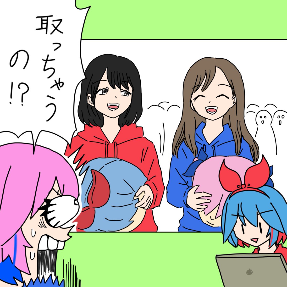 sarunobitasuke's tweet photo. ＃おめシス

絶対に笑ってはいけないAI動画💻 https://t.co/RXseKOQHik