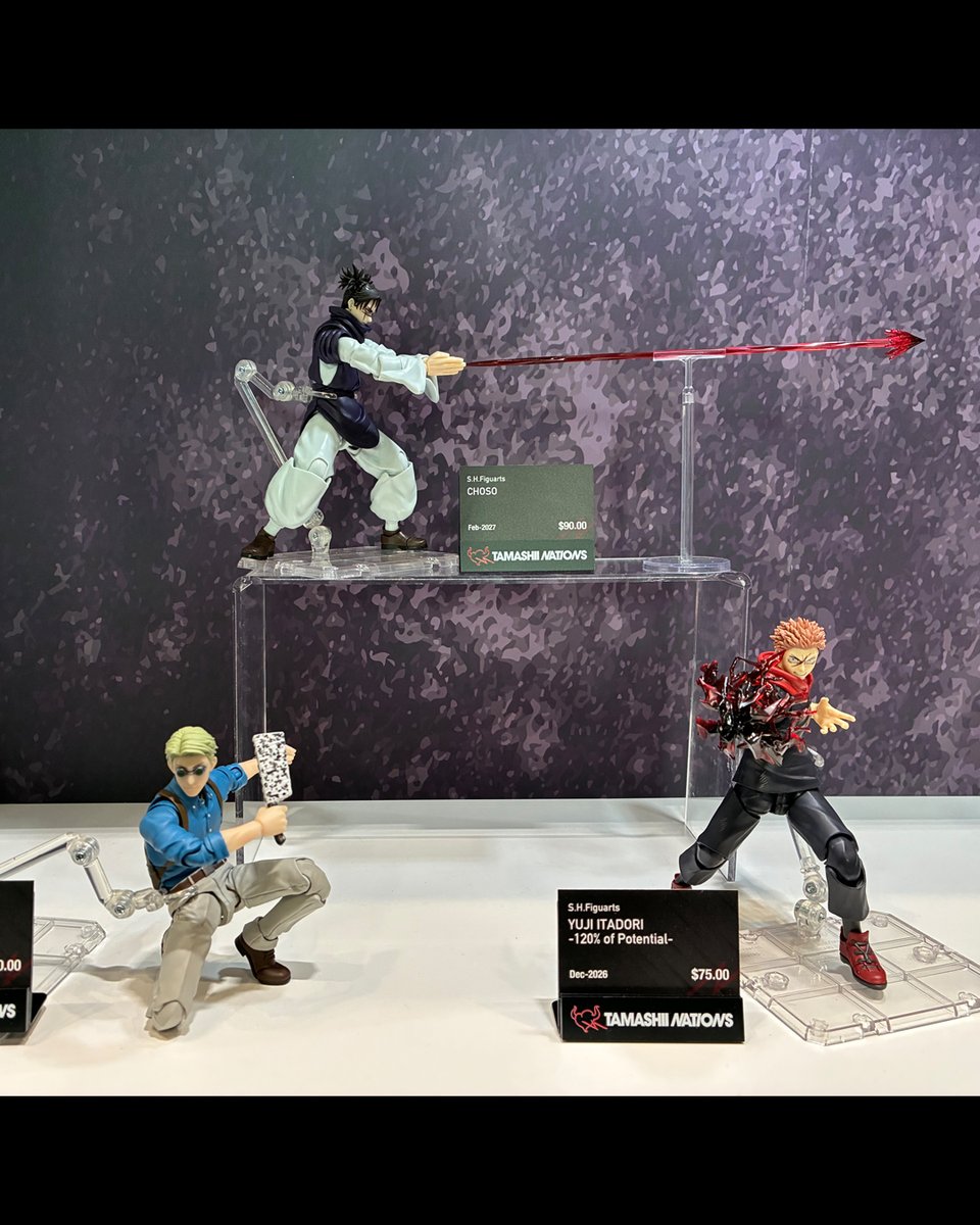 t_features's tweet photo. ◤New York Comic Con 2026 INFORMATION◢

開催中の #NYCC2026 より、『#呪術廻戦』シリーズの展示をご紹介！
#jujutsukaisen #t_shf https://t.co/YiiRx8d1r0