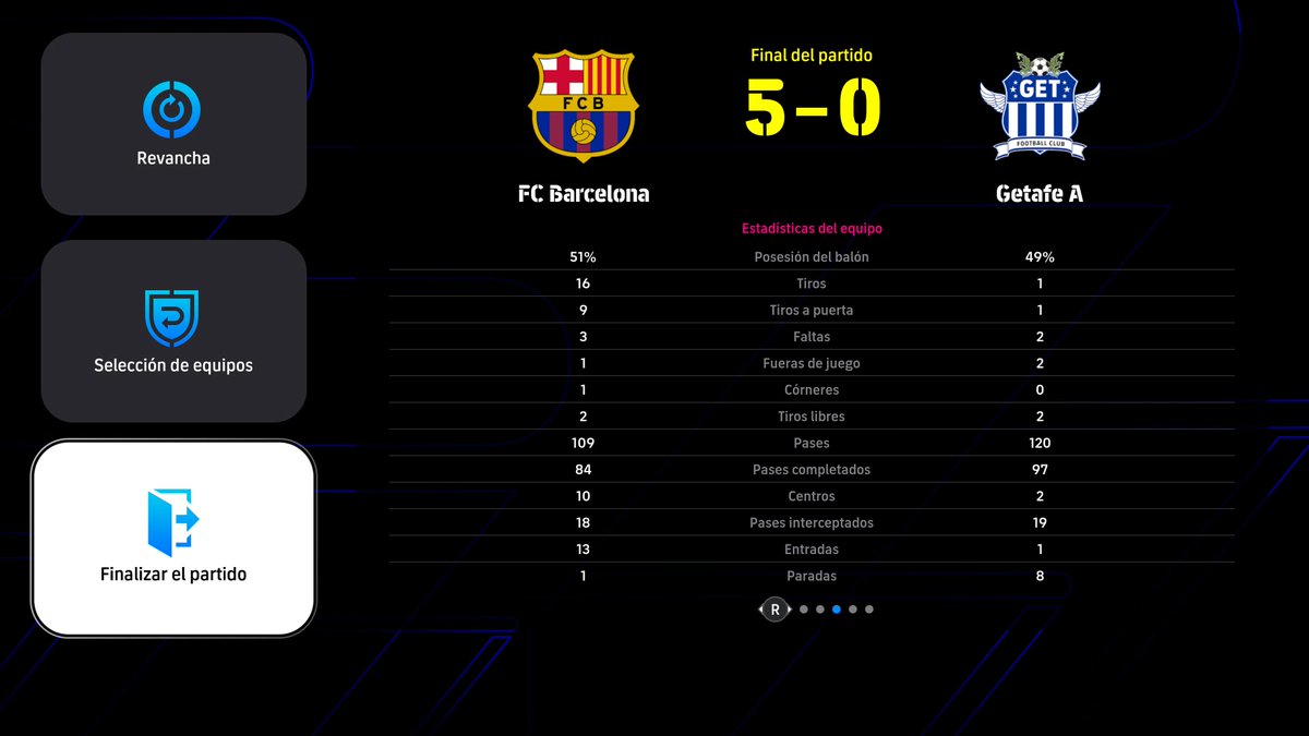alberto_marco8's tweet photo. Mi apuesta para el partido de hoy!! @FCBarcelona_cat 5-0 @GetafeCF en #eFootball2027 #FORÇABARÇA #ViscaelBarça i #ViscaCatalunya!! @play_eFootball @Konami @PlayStation @PlayStationES #PS5Share #PS5Pro @LaLiga #LALIGAEASports #LALIGA #BarçaGetafe #FCBvsGET #BARvsGET #BCNvsGET https://t.co/d5STbYCBgW