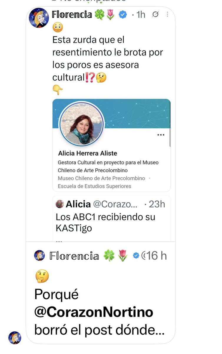 medixi's tweet photo. 🛑Aló Aló Aló @culturas_cl 
@Panchoundurraga 
Vamos limpiando el ministerio de gente enferma y descriteriada llena de odio como lo es esta funcionaria de izquierda😡
Personajes q le hacen muy mal a 🇨🇱 y son un peligro latente para el gobierno y la paz de los chilenos 
OJO CON 👇 https://t.co/ror7jvf4aG