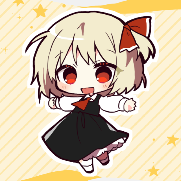 tanacanonaca's tweet photo. ミスティア、ルーミア、幽々子、妖夢！
ルーミアちゃんとこぶし握ってるんですよ。気づいてた？ https://t.co/prZJllxIcY