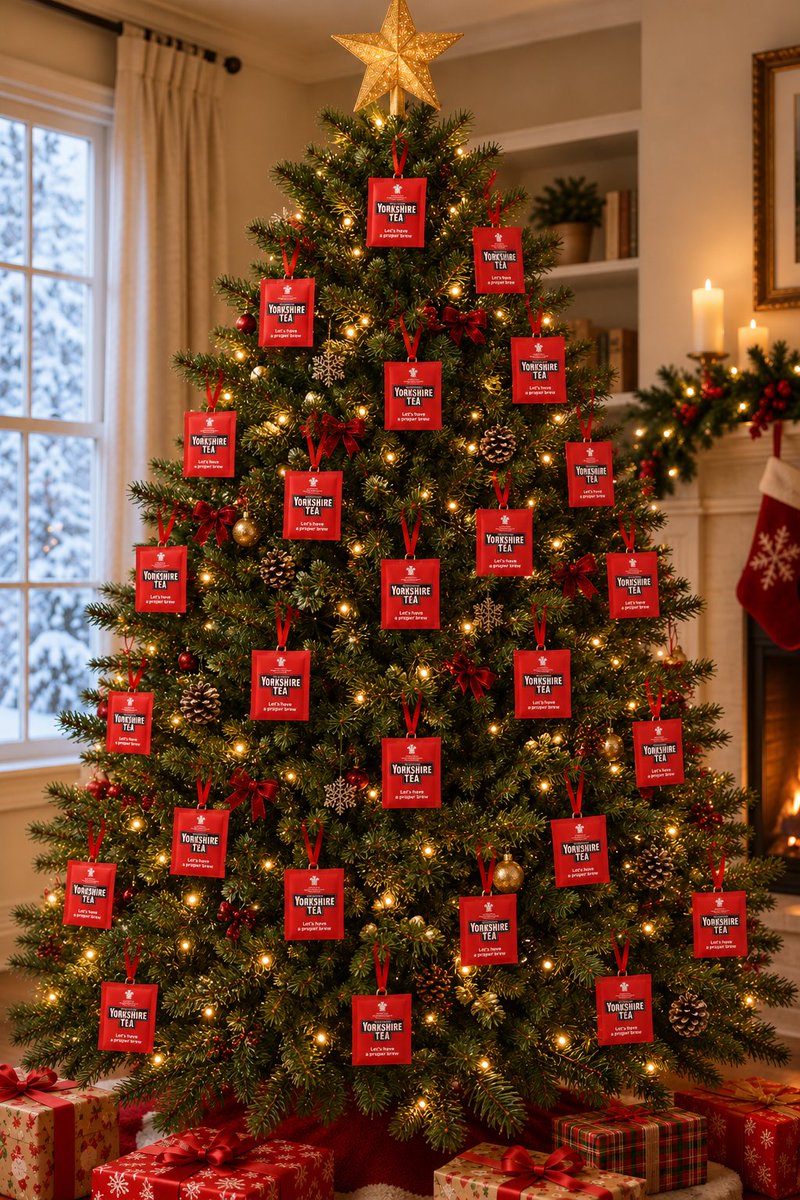 timpete90489906's tweet photo. @YorkshireTea ideas for my tree this year. https://t.co/oeAoSK21bW