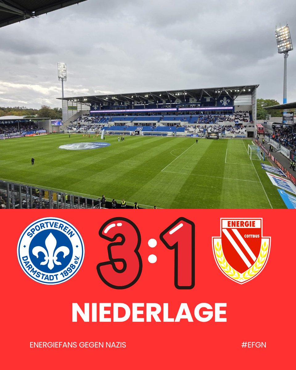 energiefans's tweet photo. Leider keine Punkte für @Nur_Energie beim @sv98.
Gutes Spiel in den ersten 20 Minuten, dann leider keine weiteren Tore für den #FCE.
Kommt gut zurück nach #Cottbus.
Nächste Woche Flutlichtspiel gegen den @1_fc_nuernberg.
#EFGN #Wir #NurEnergie #rotweiss #SVDFCE #2Liga #FCEFCN https://t.co/l9tKu83Vpz