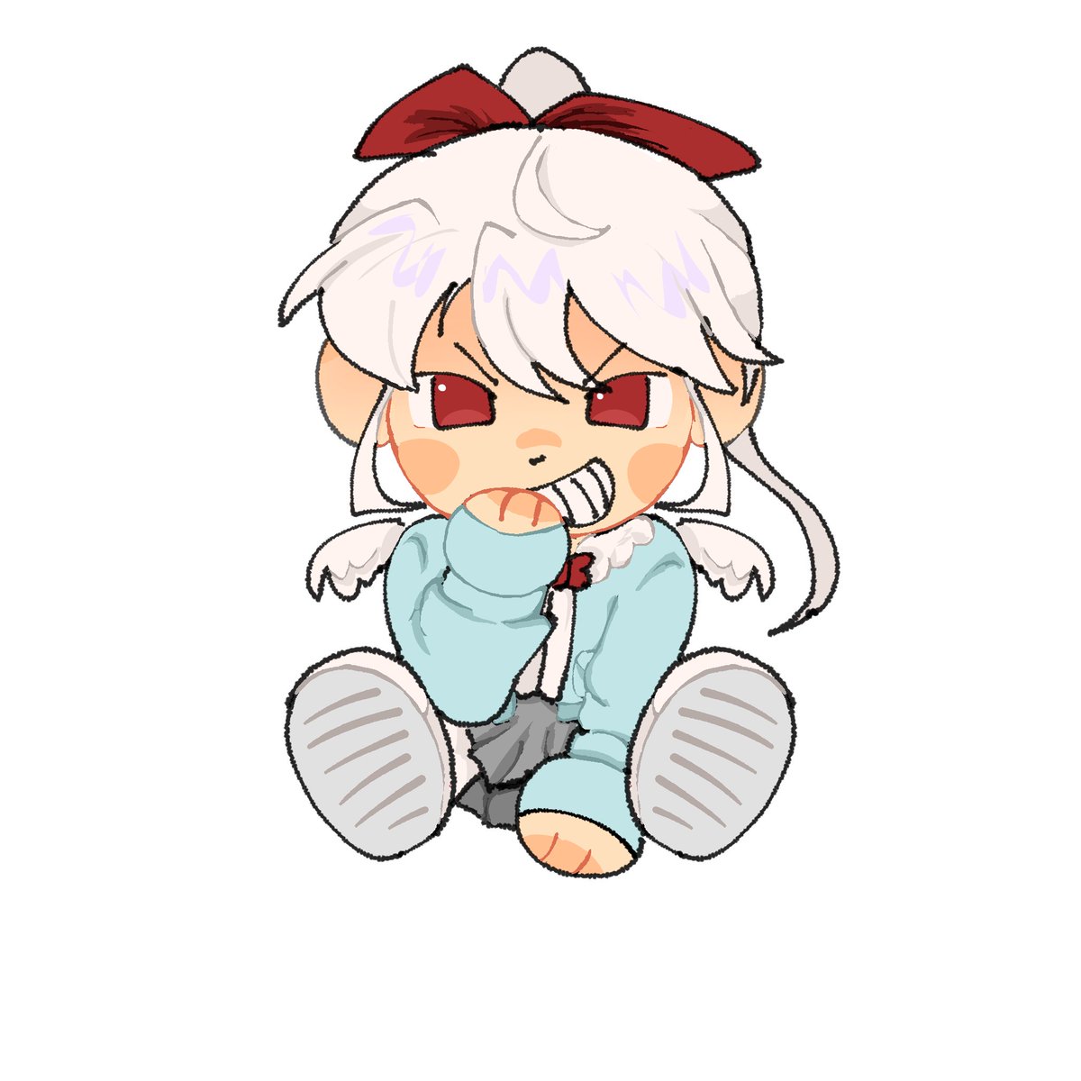 D1no_sh4rk's tweet photo. Hi Chiyo

I wonder who will be next https://t.co/mEmQad34r4