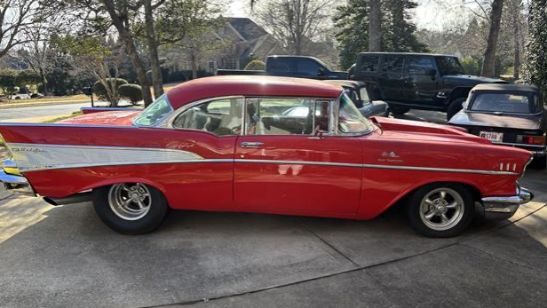ClassicCars_com's tweet photo. This 1957 Chevrolet Bel Air (Fuel Injected) is listed for sale in Simpsonville, South Carolina and can be found on our website under listing ID CC-2113029 or by clicking on the following link: https://t.co/NUgcUneg5L https://t.co/L8rNJb3BBj