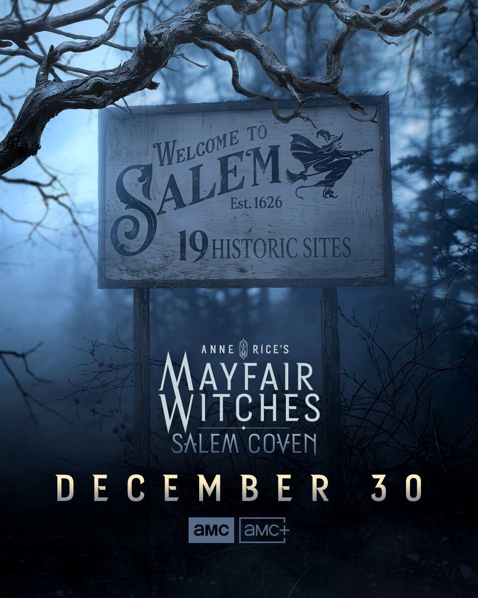 TuSubtitulocom's tweet photo. Póster promocional de la tercera temporada de Mayfair Witches, titulada "Mayfair Witches: Salem Coven". https://t.co/neyzLhUvDq